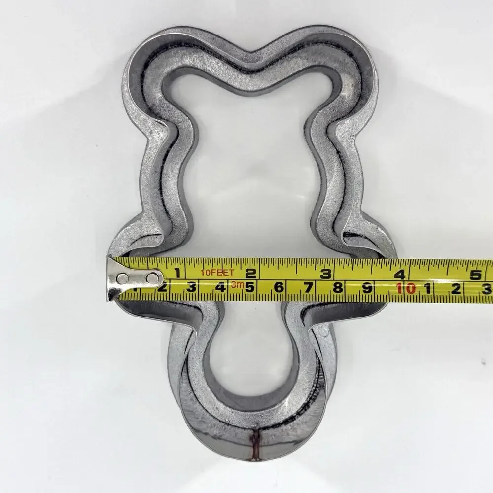 Watkins Large Aluminum Die Cast Hand Crafted Gingerbread Man Cookie Cutter VTG